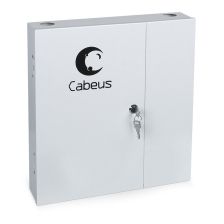 Бокс оптический Cabeus, портов: 16, ST/FC, 16 хОВ, цвет: серый, (FO-WL-16ST-K)