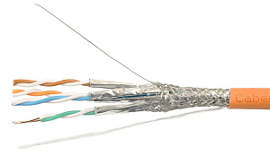 Кабель витая пара Cabeus SSTP-4P-Cat.7a-SOLID-IN-LSZH