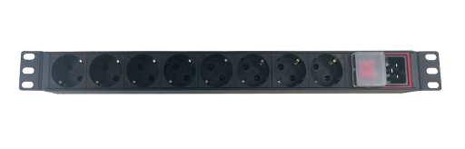 Блок распределения питания Hyperline SHE19-8SH-S-AIEC