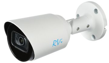 Аналоговая видеокамера RVI, bullet-камера, улица, 2Мп, 1/2,7’, 1920х1080, 25к/с, ИК, AHD; CVBS; CVI; TVI, об-в:2,8мм, белый, RVi-1ACT202 (2.8) white