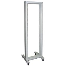 Стойка открытая 19" TWT, универсальная, 42U, 2007х600х600 мм (ВхШхГ), однорамная, цвет: серый