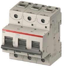 Автоматический выключатель ABB S803PV, 3 модуль, B класс, 3P, 100А, 5кА, (2CCP843001R1829)