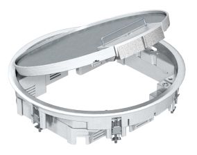 Люк напольный BETTERMANN GESR7, сталь листовая, с ручкой, 70х294 мм (ВхШ), модулей: 10, универсальный, цвет: серый