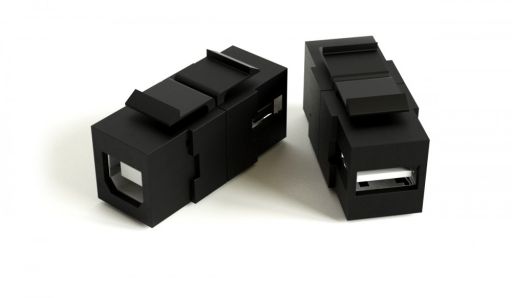 Модуль Hyperline KJ1-USB-B2-BK