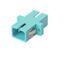 Проходной адаптер оптический Eurolan, SC/UPC, Simplex, оптическое волокно: om3 50/125