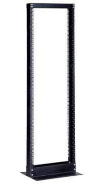 (Архив)Стойка открытая 19" Hyperline, кроссовая, 37U, 1843 мм В, однорамная, цвет: чёрный