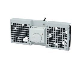 (Архив)Вентиляторный модуль Canovate, 220V, 39х326х135 мм (ВхШхГ), вентиляторов: 2, 49 дБ, для настенных шкафов, цвет: серый