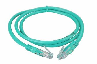 (Архив)Шнур комм. Rexant, кат. 5е, неэкр., RJ45/RJ45, 100 МГц PVC, 0.5м, зелёный, Тип экрана кабеля UTP