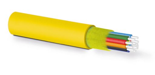 Кабель волоконно-оптический Hyperline FO-MC3-IN-9S-12-LSZH-YL
