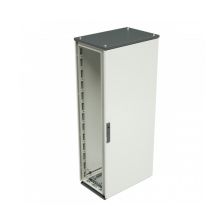 Шкаф электротехнический напольный DKC CQE, IP55, 1800х600х400 мм (ВхШхГ), дверь: металл, цвет: серый