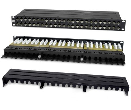 Коммутационная патч-панель Hyperline PPHD-19-48-8P8C-C6A-110D