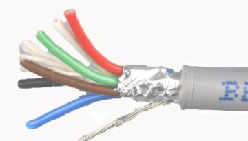 Кабель интерфейсный промышленный Belden, U/UTP, 6 пар., S-R PVC, Ø 5,3мм, 305м, катушка, универсальный, цвет: хром