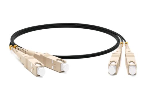 Коммутационный шнур оптический Hyperline FC-D2-50-SC/PR-SC/PR-H-3M-LSZH-BK