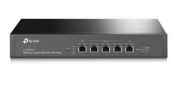 Маршрутизатор TP-Link, портов: 5, LAN: 1, WAN: 1, скорость мб/с: 940, 44х180х294 мм (ВхШхГ), цвет: чёрный, переключаемые портв WAN/LAN 3шт, TL-ER6020