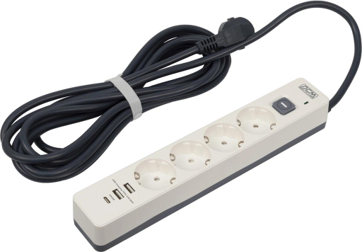 Сетевой фильтр Powercom SP-01 USB2A1CW 3,0М