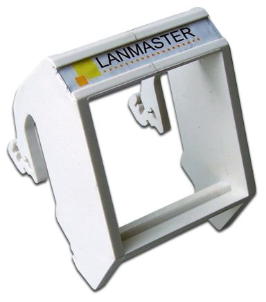 Рамка установочная Lanmaster LAN-DRF-45x45-WH