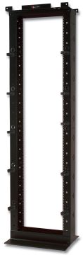 Стойка открытая 19" Siemon, серверная, 45U, 2100х609х457,2 мм (ВхШхГ), однорамная, цвет: чёрный