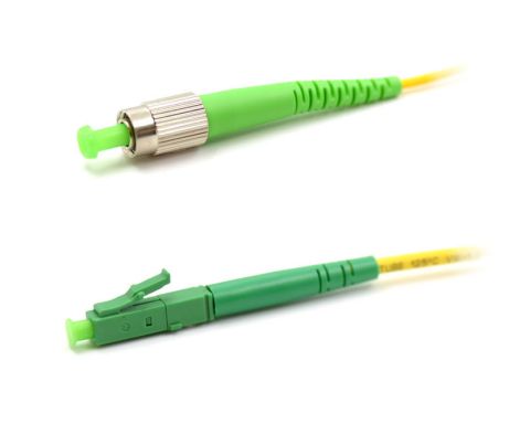 Коммутационный шнур оптический Hyperline FC-S2-9-FC/AR-LC/AR-H-1M-LSZH-YL