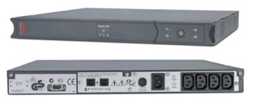 ИБП APC Smart-UPS SC, 450ВА, линейно-интерактивный, в стойку, 432х383х44 (ШхГхВ), 230V, 1U,  однофазный, Ethernet, (SC450RMI1U)