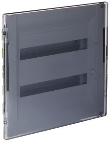 Щит электрический настенный Legrand Practibox3, IP40, 2ряд.  36мод., с клеммником заземления +N, дверь: прозрачная, корпус: пластик