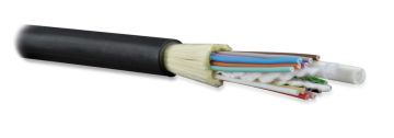 (Архив)Кабель ВО Hyperline Semi-tight Buffer,  4хОВ, OM4 50/125, LSZH, Ø 4,9мм, универсальный, диэлектрический, цвет: чёрный