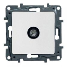 Розетка в сборе Legrand Etika, 1x TV/R/SAT, внутренняя, цвет: белый, (LEG.672263)