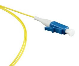 Пигтейл Hyperline, LC/UPC (SM), OS2 9/125, 1м, синий хвостовик, цвет: жёлтый