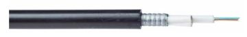 Кабель ВО Siemon XGLO Loose tube,  12хОВ, OM4 50/125, MDPE, Ø 10,7мм, катушка, снаружи зданий, гофрированная стальная лента, цвет: чёрный