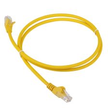 Шнур комм. Lanmaster, кат. 6, неэкр., UTP, RJ45/RJ45, LSZH, AWG24 10м, жёлтый