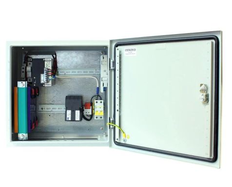 Шкаф укомплектованный уличный всепогодный настенный OSNOVO OSS-44TB1