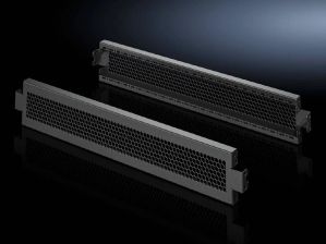 Панель боковая Rittal VX25, с вентиляцией, универсальная, 100х600х600 мм (ВхШхГ), для цоколя, цвет: чёрный
