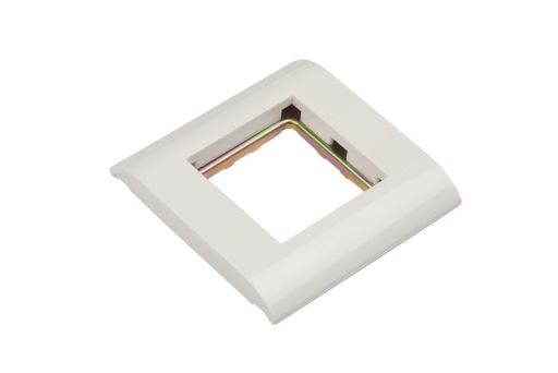 Рамка Hyperline FP-M45-1-WH