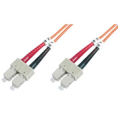 Коммутационный шнур оптический Hyperline FC-D2-50-SC/PR-SC/PR-H-2M-LSZH-OR