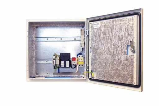 Шкаф укомплектованный уличный всепогодный настенный OSNOVO OS-44H2
