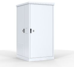 Шкаф уличный всепогодный напольный Pfannenberg ШТВ-2, IP65, 24U, 1310х1000х900 мм (ВхШхГ), дверь: металл, цвет: серый, (ШТВ-2-24.10.9-П3А3)