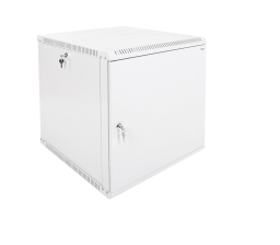 Шкаф телекоммуникационный настенный ЦМО ШРН-Э, 19", 12U, 608х600х650 мм (ВхШхГ), дверь: металл, разборный, цвет: серый