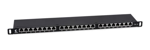 Коммутационная патч-панель Cabeus PLHD-24-Cat.6-SH-Dual-0,5U