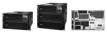 ИБП APC Smart-UPS SRT, 10000ВА, онлайн, в стойку, АКБ: с 1 встроенной акб, 432х715х263 (ШхГхВ), 230V,  трехфазный, Ethernet, (SRT10KRMXLI)