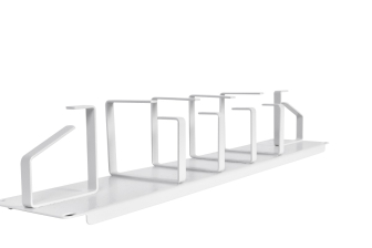 Организатор комм. шнуров ЦМО, 19", 2HU, 88х482,6х85 мм (ВхШхГ), горизонтальный, 6 колец, для кабеля, цвет: серый