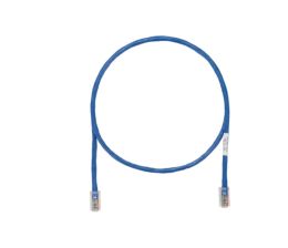 Шнур комм. Panduit, кат. 5е, неэкр., U/UTP, RJ45/RJ45, 100 МГц, PVC, AWG24, 6м, синий