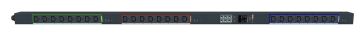 БРП (PDU) Metered ELEMY iPDU-593X, IEC 60320 С13 х 24, 1720х56х75 мм (ВхШхГ), 48А, 3ф, вход IEC 309 16A 3P+N+E, шнур 2,8 м, автомат, чёрный, с фиксато