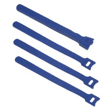 Стяжка кабельная на липучке Cabeus CLAMP-180-BL