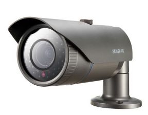 (Архив)Сетевая IP видеокамера Samsung, корпусная, улица, 2Мп, 1/3’, 1920х1080, ИК, цв:0,1лк, ч/б:0,01лк, об-в:3мм, SNO-6084RP