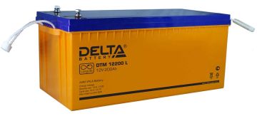 Аккумулятор для ИБП Delta Battery DTM L, 223х238х522 мм (ВхШхГ),  Необслуживаемый свинцово-кислотный,  12V/200 Ач, цвет: оранжевый, (DTM 12200 L)