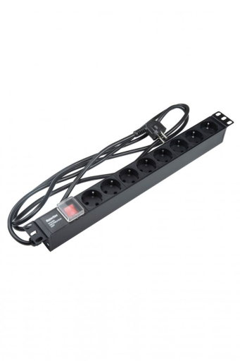 Блок распределения питания Hyperline SHE19-8SH-S-2.5EU