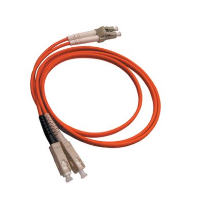 Коммутационный шнур оптический Hyperline FC-D2-50-LC/PR-SC/PR-H-1M-LSZH-OR