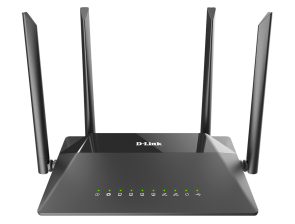 Маршрутизатор D-Link, портов: 5, LAN: 4, WAN: 1, 1,3 Гб/с, антенн: 4, USB: Да, 44х136х205 мм (ВхШхГ), цвет: чёрный, DIR-853/URU/R3A