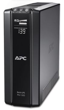 ИБП APC Back-UPS Pro, 1500ВА, линейно-интерактивный, напольный, 112х380х301 (ШхГхВ), 230V,  однофазный, (BR1500GI)