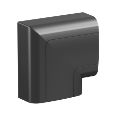 Плоский угол DKC In-Liner Front, 90 град, для кабель-канала, 50х110 мм (ВхШ), цвет: чёрный