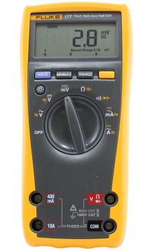 (Архив)Мультиметр FLUKE 170, кабельный, с дисплеем, питание: батарейки, корпус: пластик, (FLI-177)